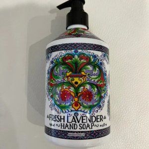 H&B Co. Italian DeRuta Fressco Fresh Lavender Hand Soap-21.5 fl oz